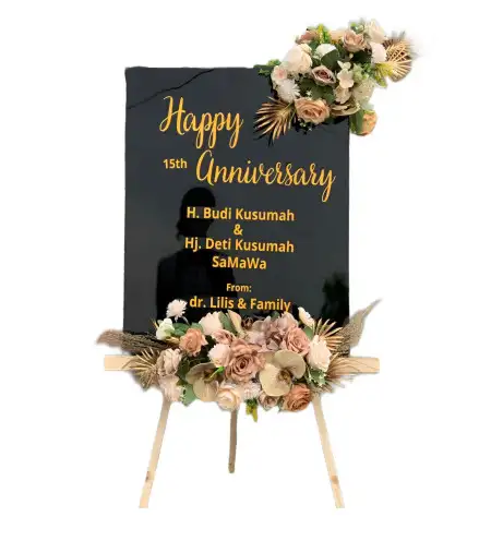 Papan Bunga Akrilik Kutoanyar