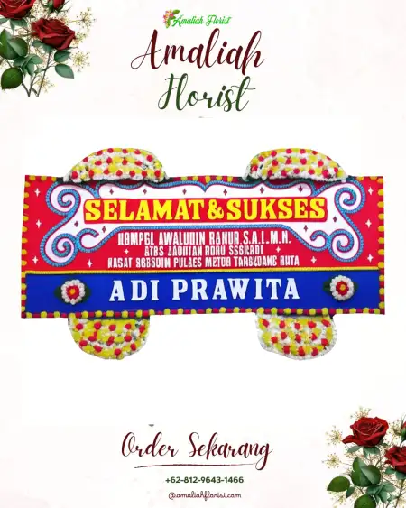 Papan Bunga Ucapan Selamat Kutoanyar